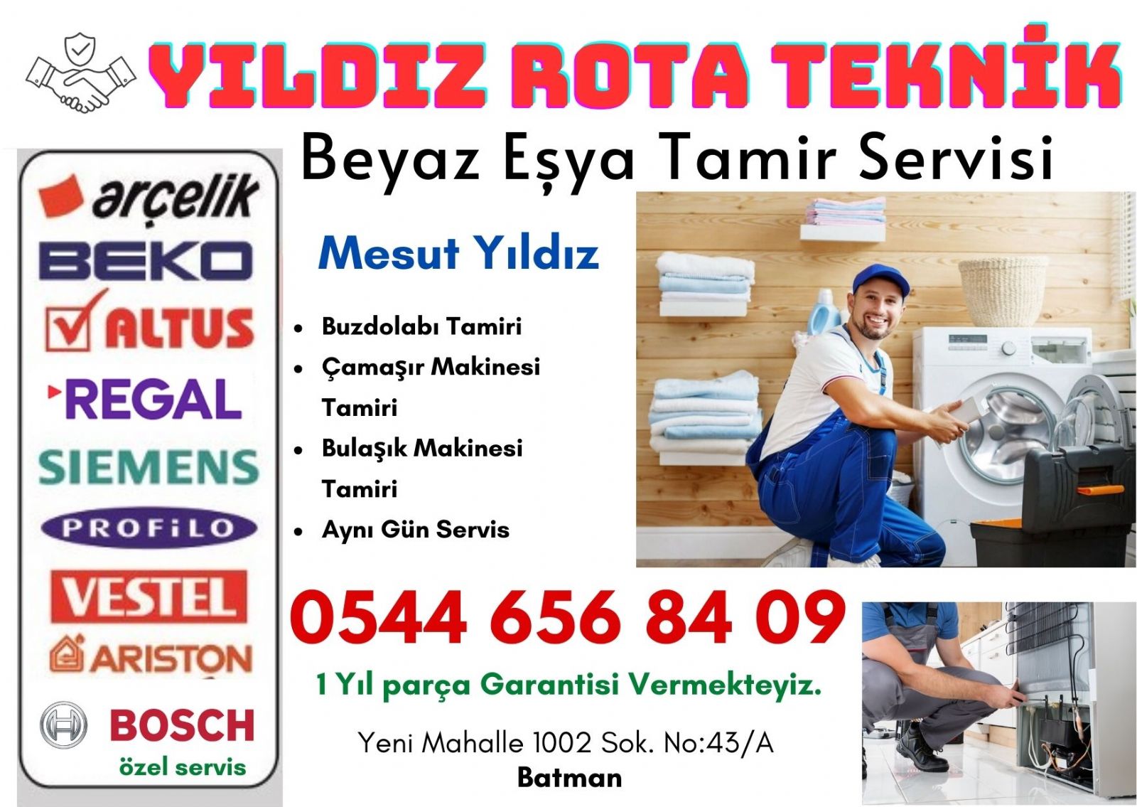 Batman Beyaz Eşya Tamircisi